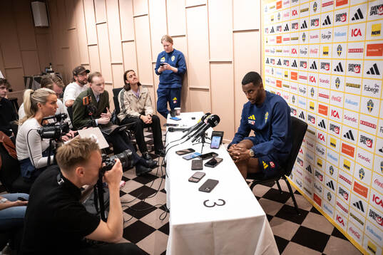Alexander Isak of the Swedish national football team