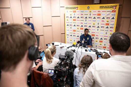 Alexander Isak of the Swedish national football team