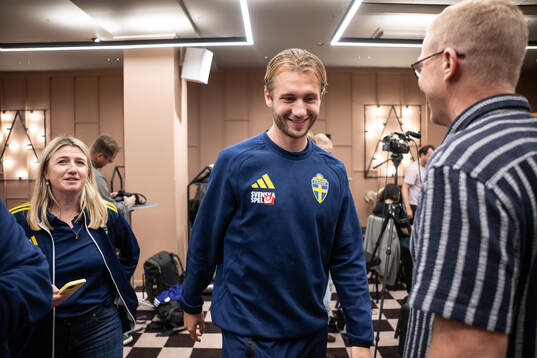Benjamin Nygren of the Swedish national football team