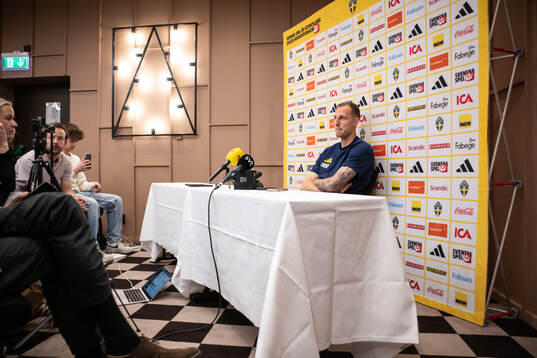 Gustaf Nilsson of the Swedish national football team