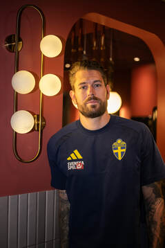 goalkeeper Kristoffer Nordfeldt of the Swedish national