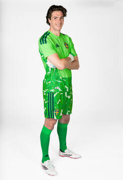 Goalkeeper Jacob Widell Zetterström of the Swedish