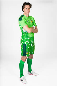 Goalkeeper Jacob Widell Zetterström of the Swedish
