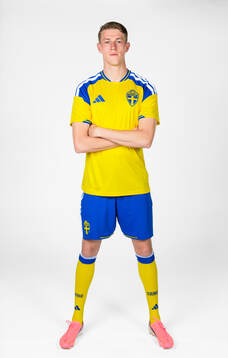 Alexander Bernhardsson of the Swedish national football