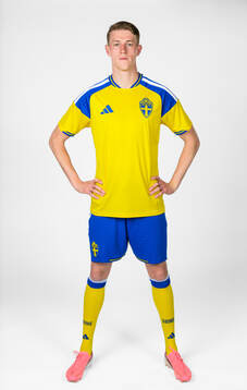 Alexander Bernhardsson of the Swedish national football
