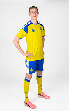 Alexander Bernhardsson of the Swedish national football