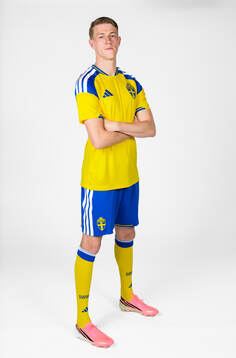 Alexander Bernhardsson of the Swedish national football