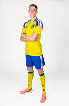 Alexander Bernhardsson of the Swedish national football