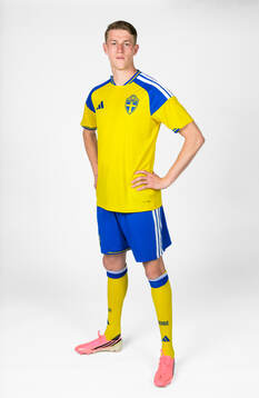 Alexander Bernhardsson of the Swedish national football