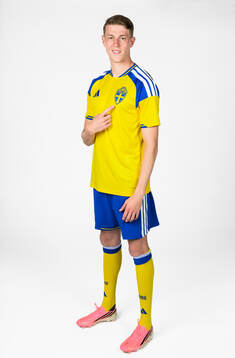 Alexander Bernhardsson of the Swedish national football