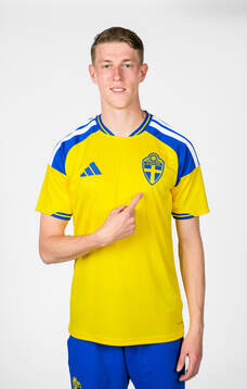 Alexander Bernhardsson of the Swedish national football