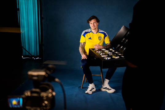 Victor Nilsson Lindelöf of the Swedish national football