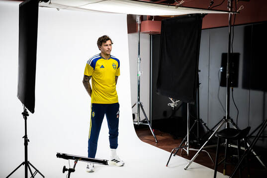Victor Nilsson Lindelöf of the Swedish national football