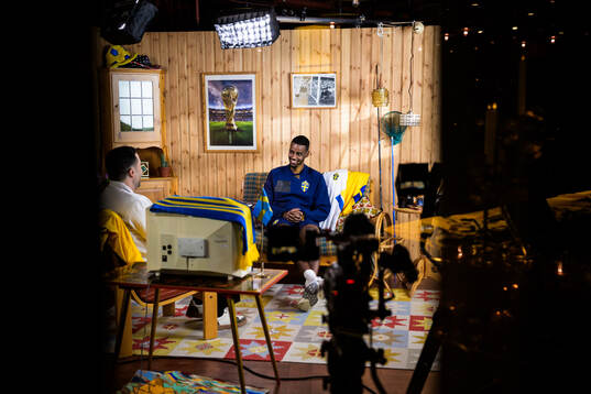 Alexander Isak of the Swedish national football team is