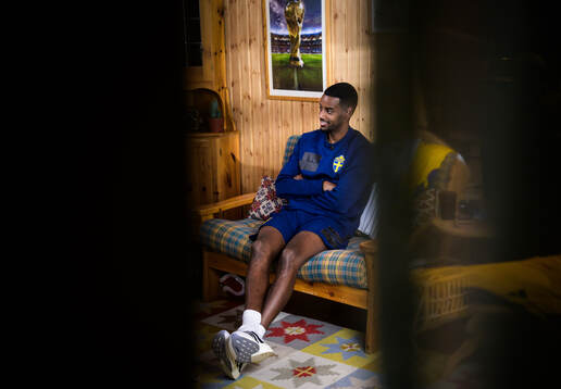 Alexander Isak of the Swedish national football team is