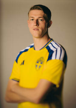 Alexander Bernhardsson of the Swedish national football