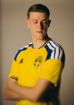 Alexander Bernhardsson of the Swedish national football