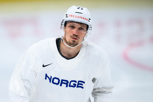 Eskild Bakke Olsen of Norway at a practice session