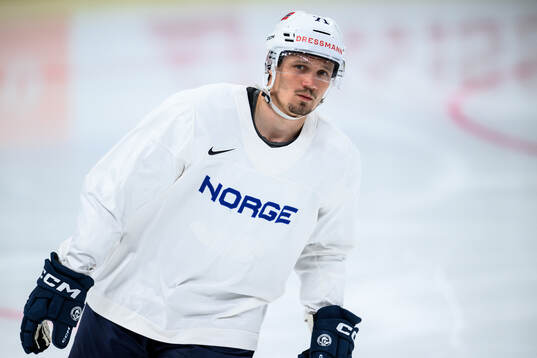 Eskild Bakke Olsen of Norway at a practice session