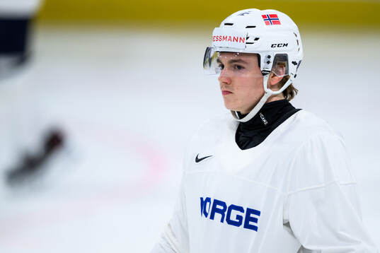 Noah Steen of Norway at a practice session