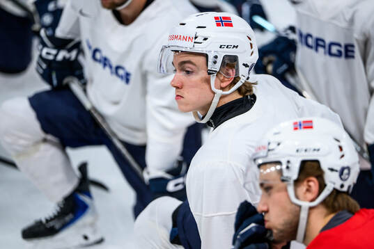 Noah Steen of Norway at a practice session