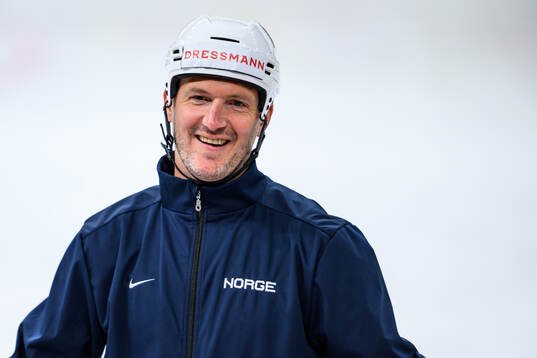 Assistant coach Ole-Kristian Tollefsen of Norway at a
