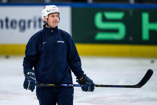 Assistant coach Ole-Kristian Tollefsen of Norway at a