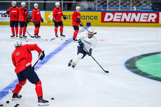Jacob Berglund of Norway at a practice session