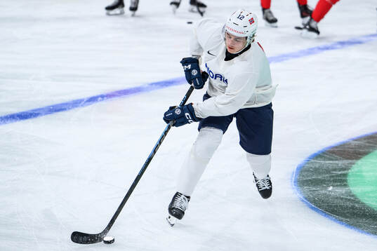 Noah Steen of Norway at a practice session