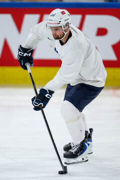 Emilio Pettersen of Norway at a practice session
