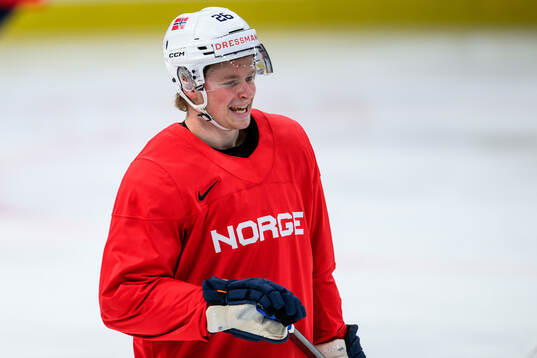 Patrick Elvsveen of Norway at a practice session