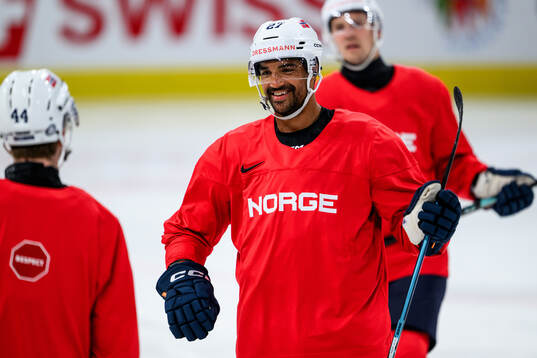 Andreas Martinsen of Norway at a practice session