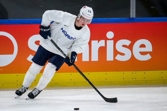 Petter Vesterheim of Norway at a practice session