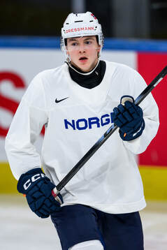 Noah Steen of Norway at a practice session