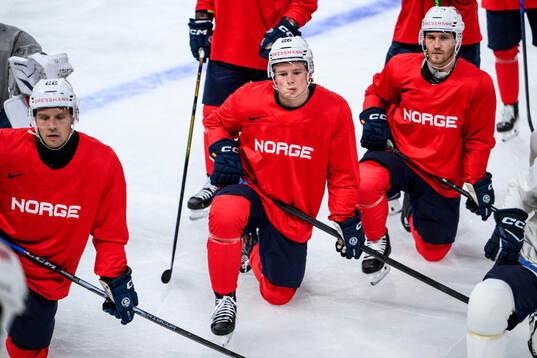 Patrick Elvsveen of Norway at a practice session