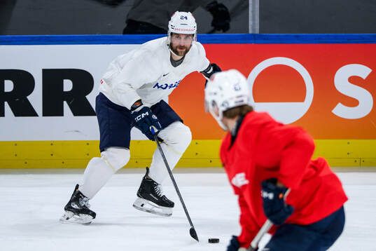 Jacob Berglund of Norway at a practice session