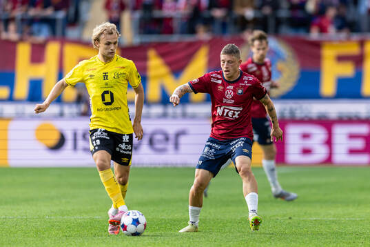 Elfsborgs Julius Beck och Örgrytes Anton Andreasson