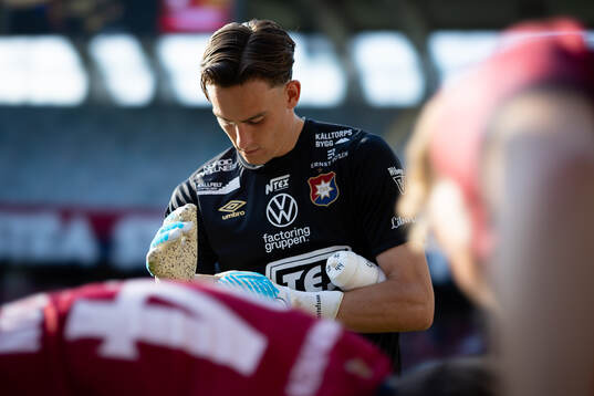 Örgrytes målvakt Hampus Gustafsson