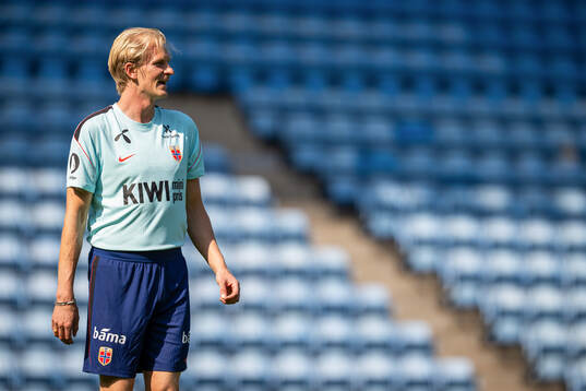 Morten Thorsby of the Norwegian national football team