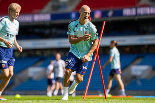 Leo Østigård of the Norwegian national football team