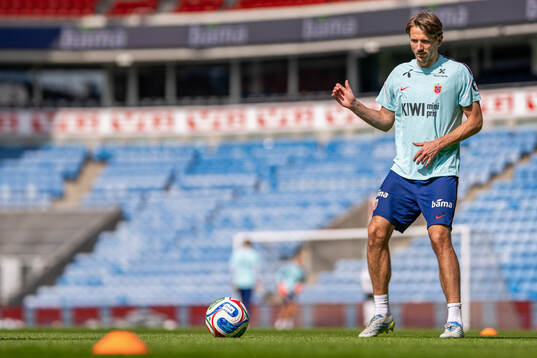 Sander Berge of the Norwegian national football team