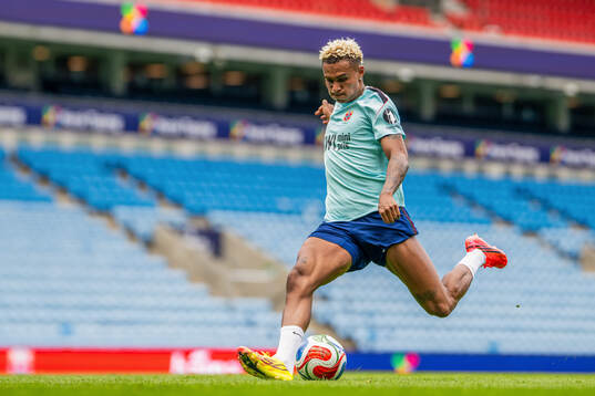 Antonio Nusa of the Norwegian national football team