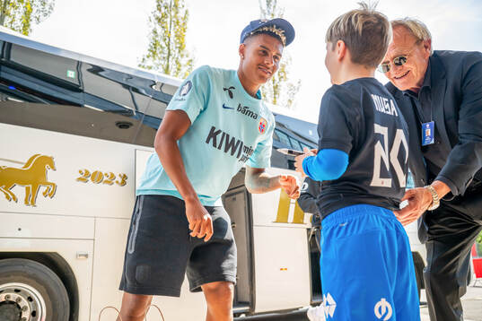 Antonio Nusa of the Norwegian national football team with a