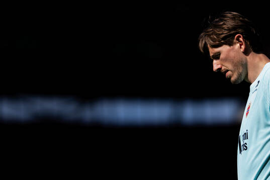 Sander Berge of the Norwegian national football team