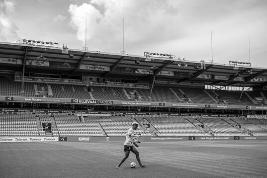 Antonio Nusa of the Norwegian national football team