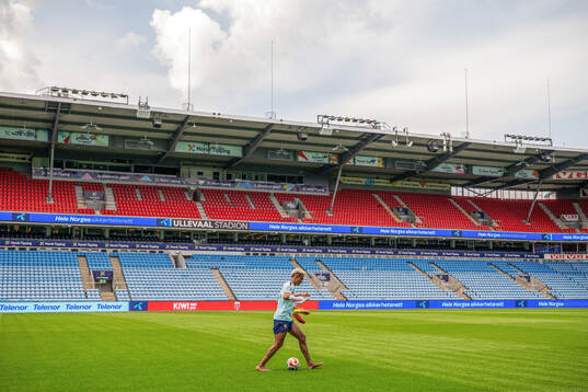 Antonio Nusa of the Norwegian national football team