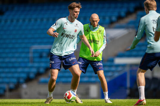 Henrik Falchener of the Norwegian national football team