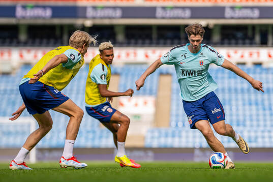 Henrik Falchener of the Norwegian national football team