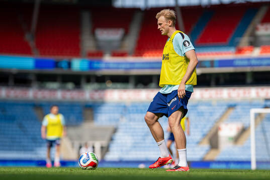 Sondre Langås of the Norwegian national football team