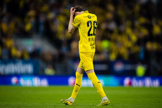 Håkon Evjen of Bodø/Glimt looks dejected